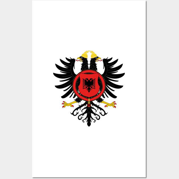 Albania Coat of Arms Wall Art by Bugsponge